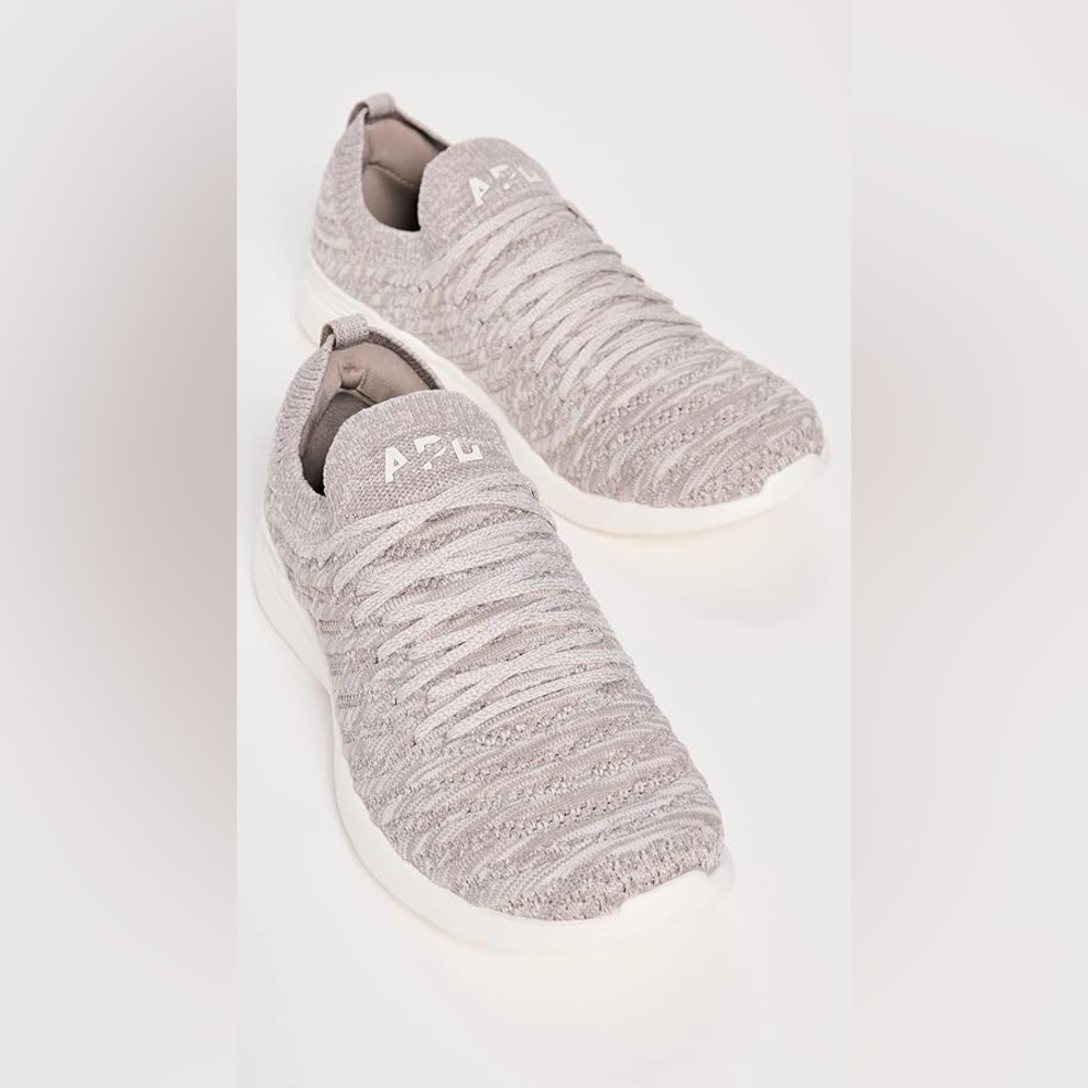 APL Tech loom wave sneakers in Tundra/Ivory/Melange brown color